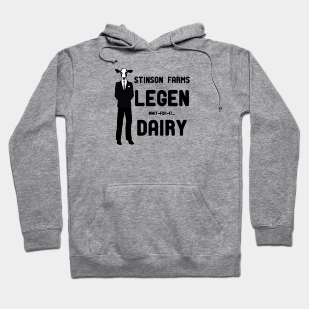 Legen Wait-For-It Dairy Hoodie by NeuLivery